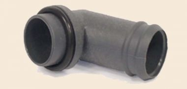 Выходной пластиковый штуцер редуктора 19 мм с резиновым кольцом